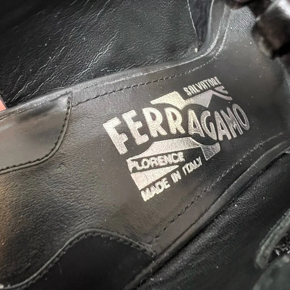 Salvatore Ferragamo ‘Galilea’ Black Sandals, Size US 7 - Picture 10 of 12